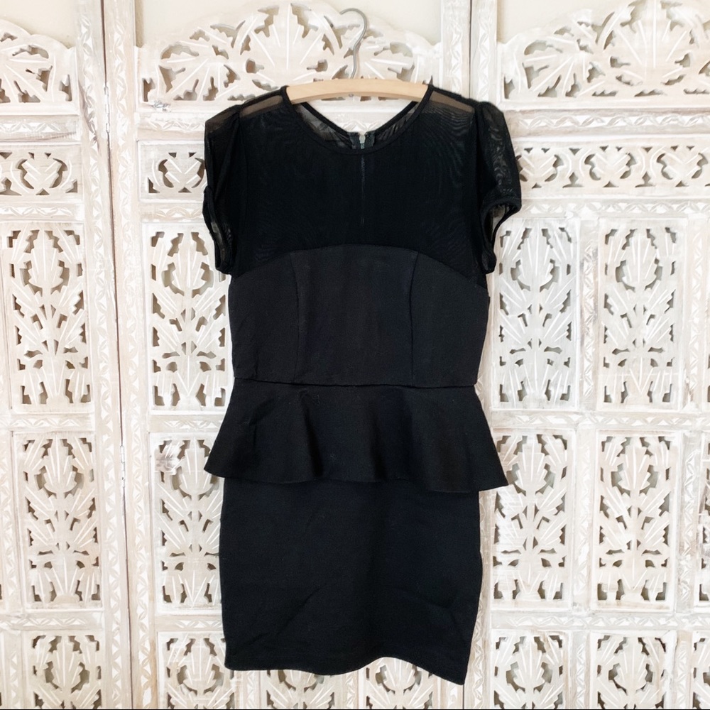 Forever 21 Peplum Little Black Dress